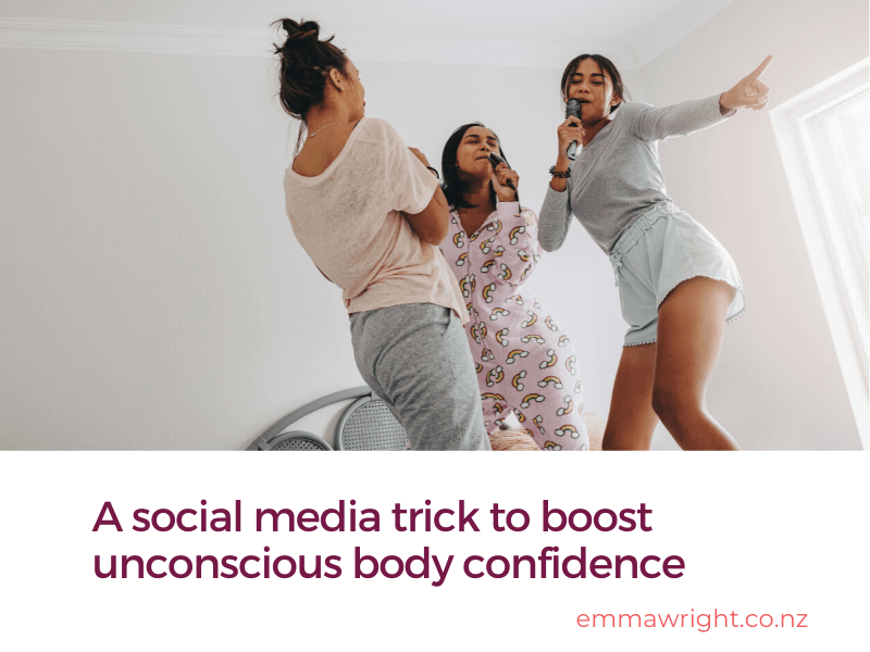 A social media trick to boost unconcious body-confidence